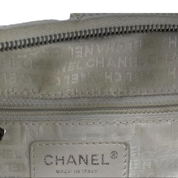 Chanel Matellase Quilted Lambskin Leather Tote Handbag - Picture 10 of 12
